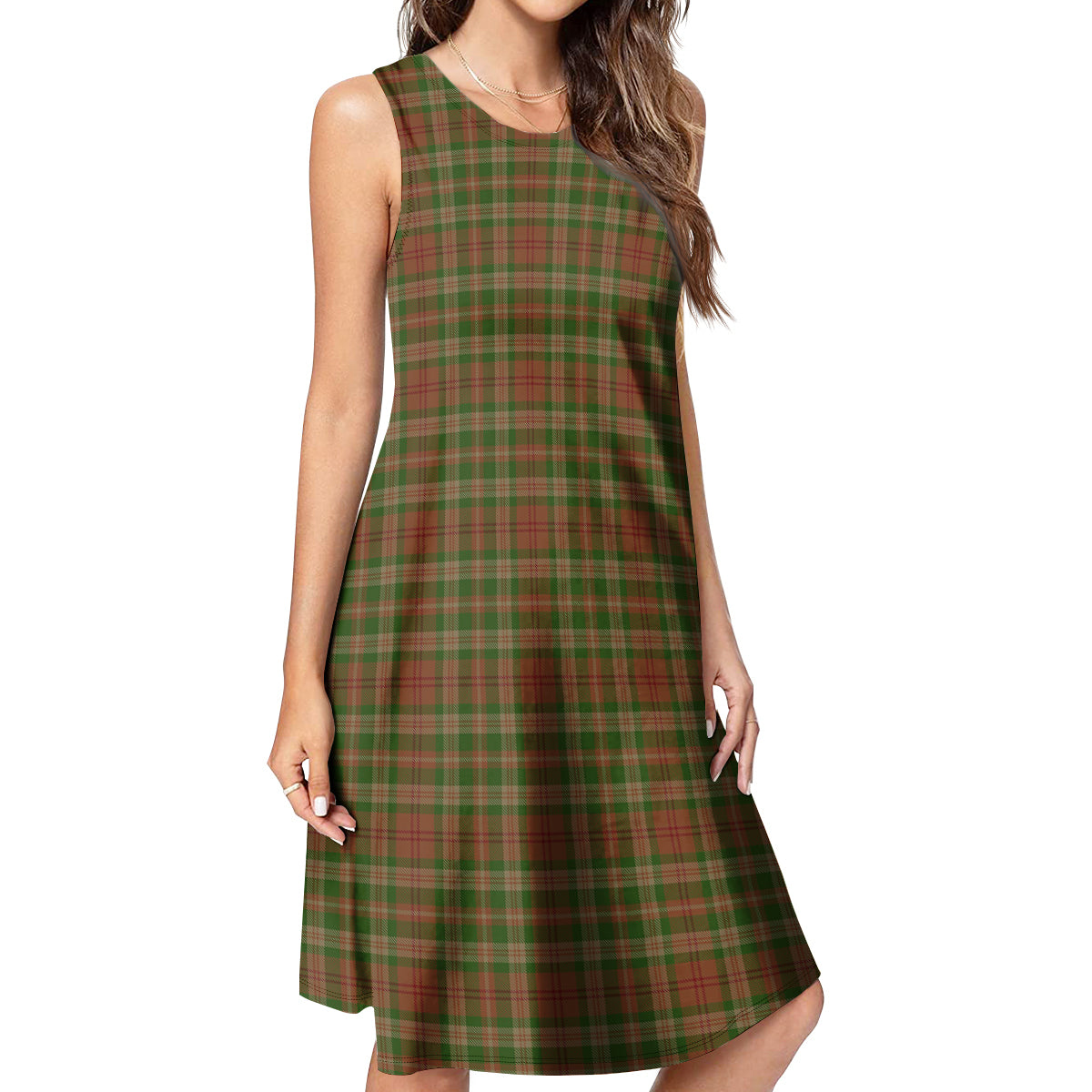 Pierce Tartan Womens Casual Dresses - Tartanvibesclothing