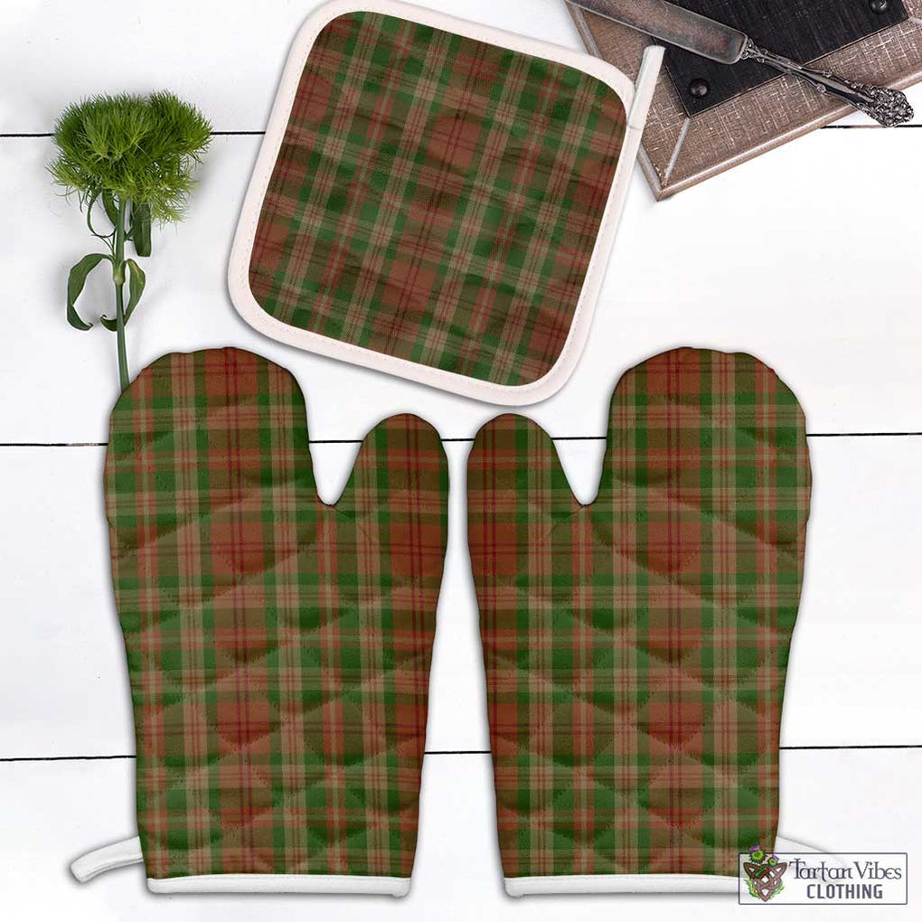 Pierce Tartan Combo Oven Mitt & Pot-Holder White - Tartan Vibes Clothing