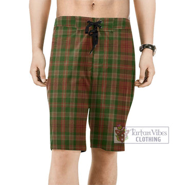 Pierce Tartan Men's Board Shorts