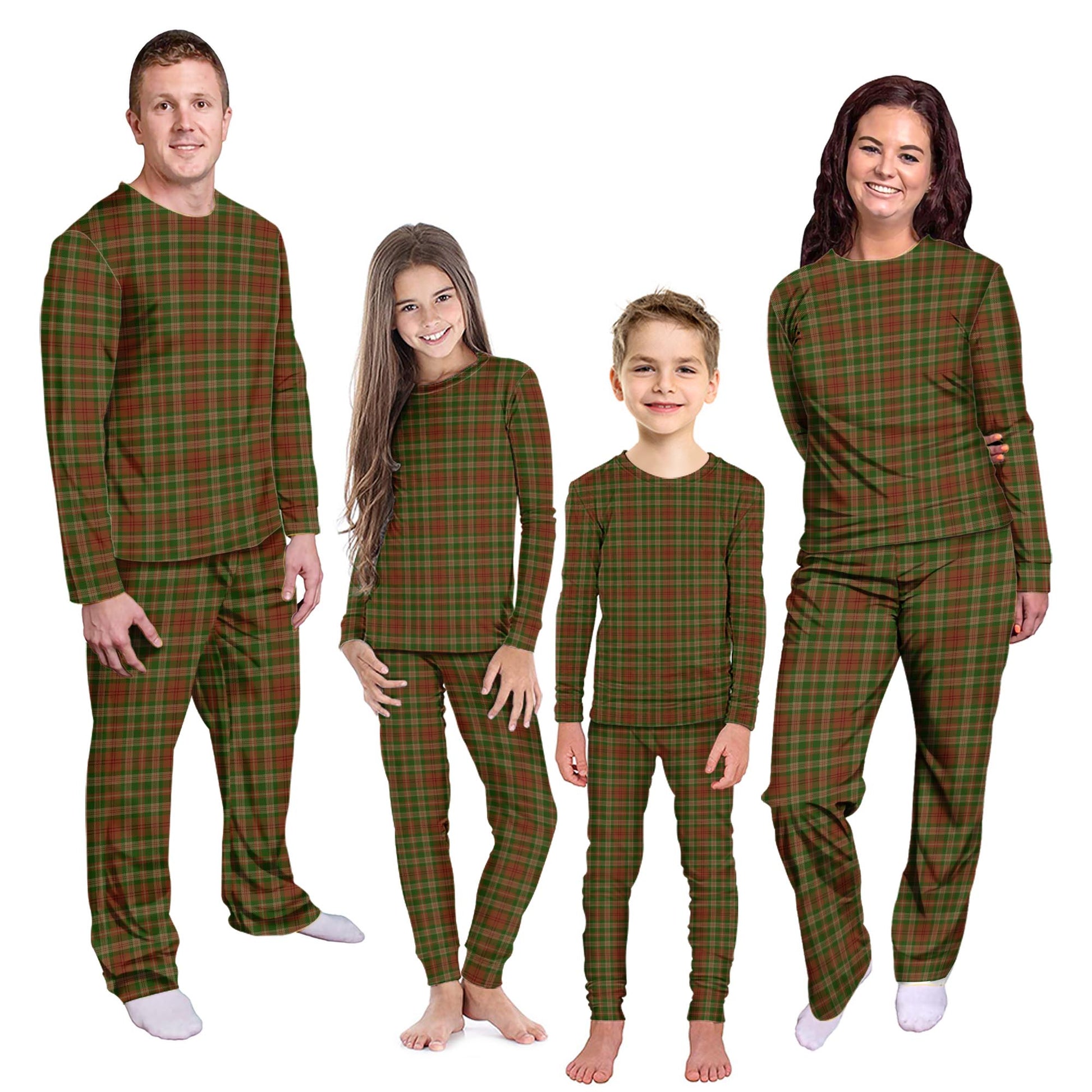 Pierce Tartan Pajamas Family Set Kid - Tartan Vibes Clothing