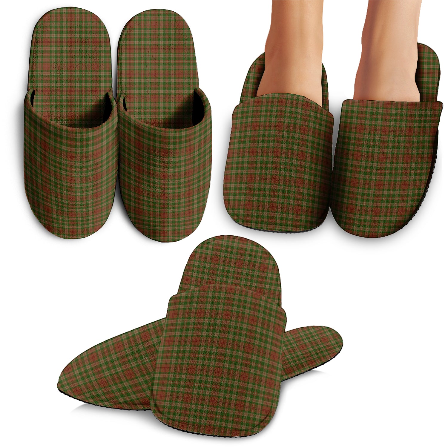 Pierce Tartan Home Slippers - Tartanvibesclothing Shop