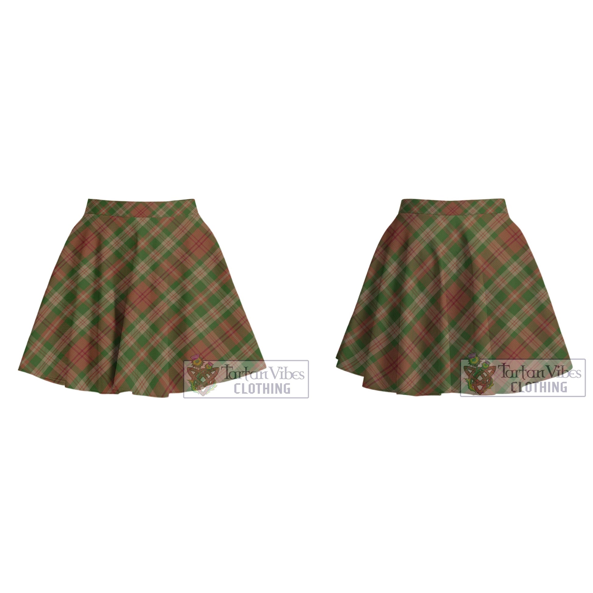 Tartan Vibes Clothing Pierce Tartan Women's Plated Mini Skirt