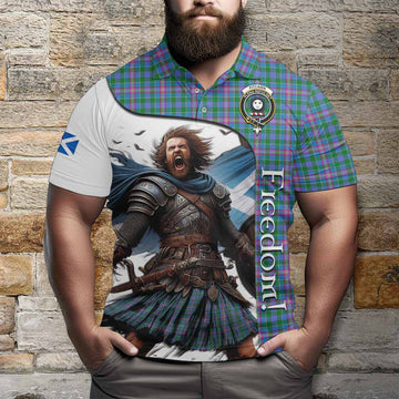 Pitcairn Crest Tartan Polo Shirt Inspired by the Freedom of Scottish Warrior