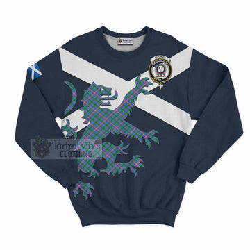 Pitcairn Tartan Lion Rampant Sweatshirt  Proudly Display Your Heritage with Alba Gu Brath and Clan Name