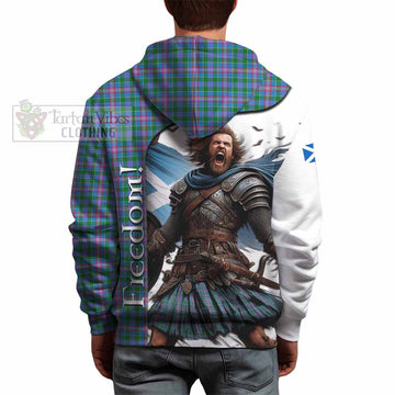 Pitcairn Crest Tartan Hoodie Inspired by the Freedom of Scottish Warrior