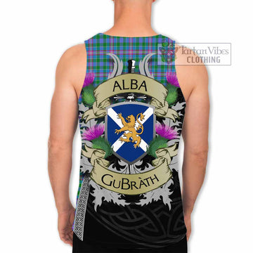 Pitcairn Tartan Family Crest Men's Tank Top Lion Rampant Royal Thistle Shield Celtic Inspired - Tartan Vibes Clothing