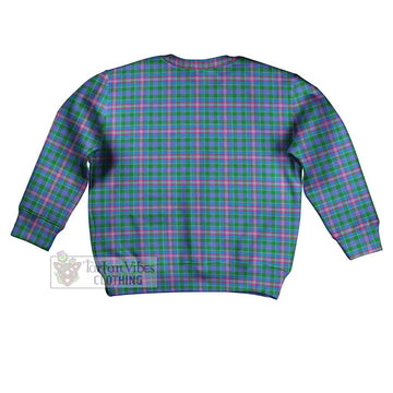 Pitcairn Tartan Kid Ugly Sweater with Family Crest - Tartan Vibes Clothing