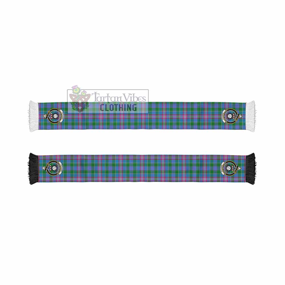 Pitcairn Tartan Ruffneck Scarf with Family Crest - Tartan Vibes Clothing