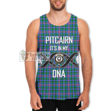 Pitcairn Tartan Men's Tank Top with Family Crest DNA In Me Style