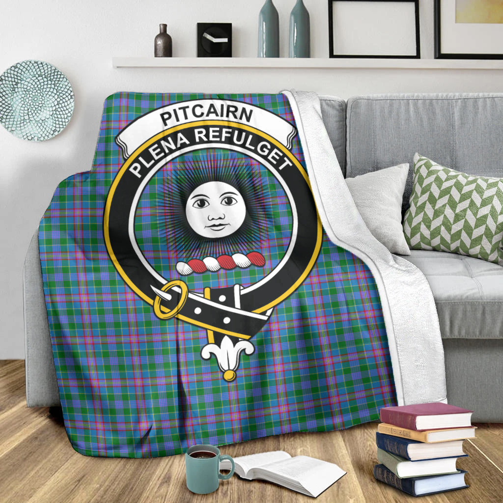 pitcairn-hunting-tartab-blanket-with-family-crest