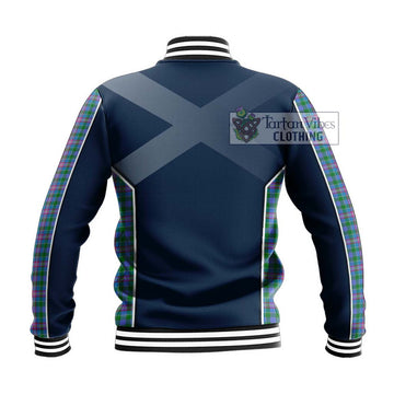 Pitcairn Tartan Baseball Jacket with Family Crest and Lion Rampant Vibes Sport Style - Tartan Vibes Clothing
