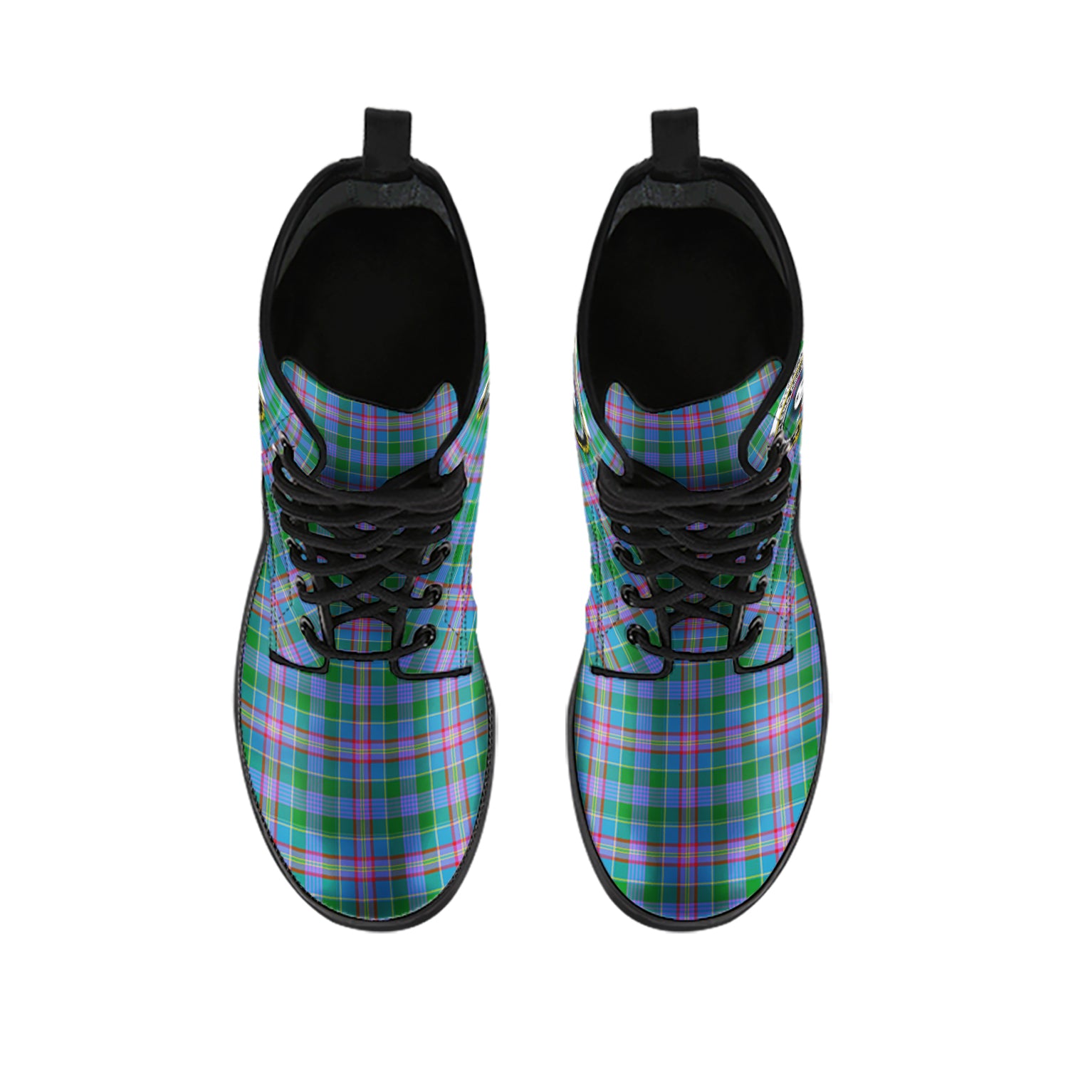 pitcairn-hunting-tartan-leather-boots-with-family-crest