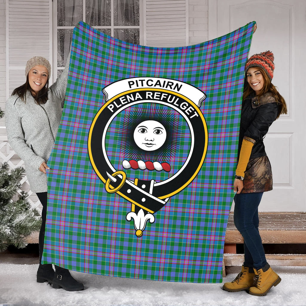 pitcairn-hunting-tartab-blanket-with-family-crest