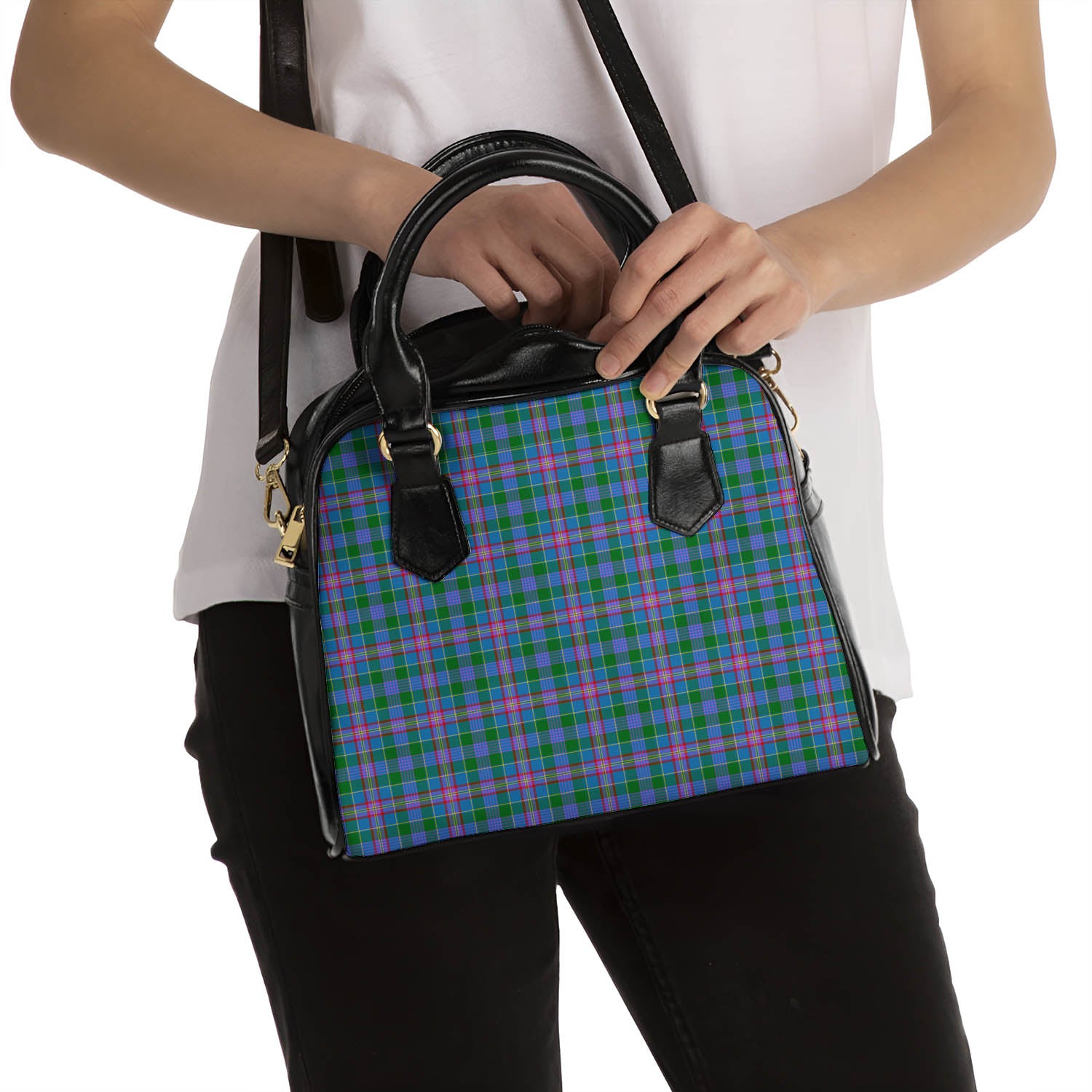 Pitcairn Hunting Tartan Shoulder Handbags - Tartanvibesclothing