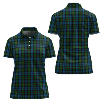 Polaris Tartan Polo Shirt For Women