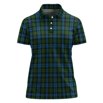 Polaris Tartan Polo Shirt For Women