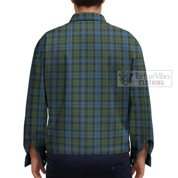 Polaris Tartan Unisex Lapel Cotton Jacket