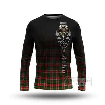 Pollock Tartan Long Sleeve T-Shirt Featuring Alba Gu Brath Family Crest Celtic Inspired Unisex - Tartan Vibes Clothing