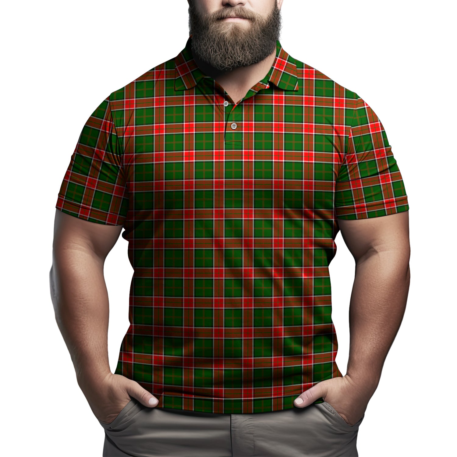 Pollock Tartan Mens Polo Shirt Kid - Tartan Vibes Clothing