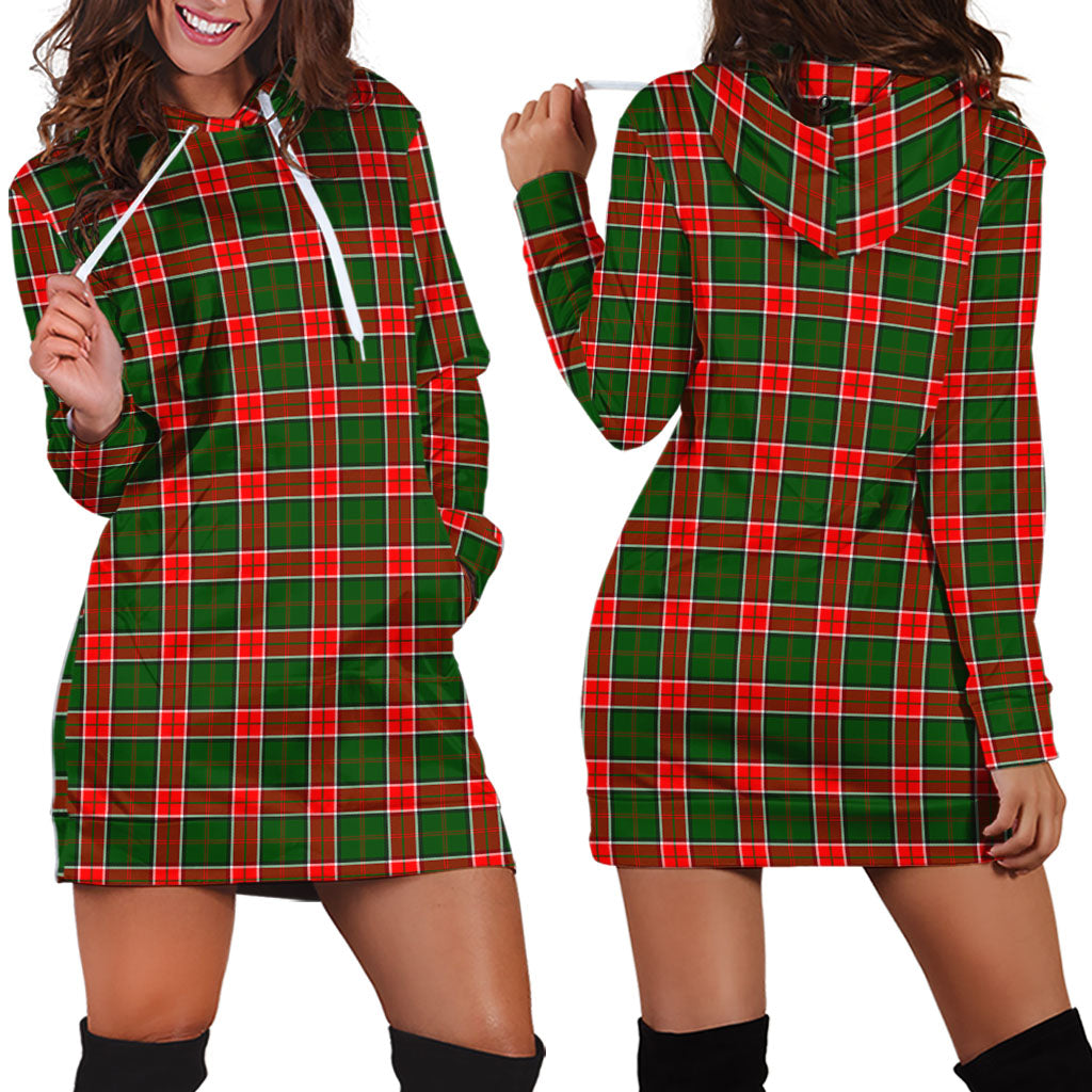 pollock-modern-tartan-hoodie-dress