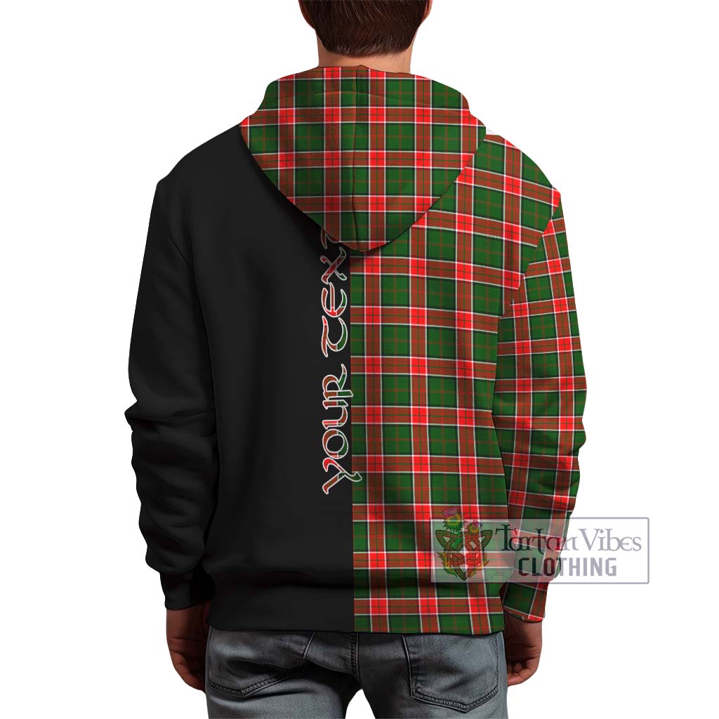 Tartan Vibes Clothing Pollock Modern Tartan Hoodie with Family Crest and Half Of Me Style