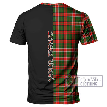 Pollock Tartan T-Shirt with Family Crest and Half Of Me Style