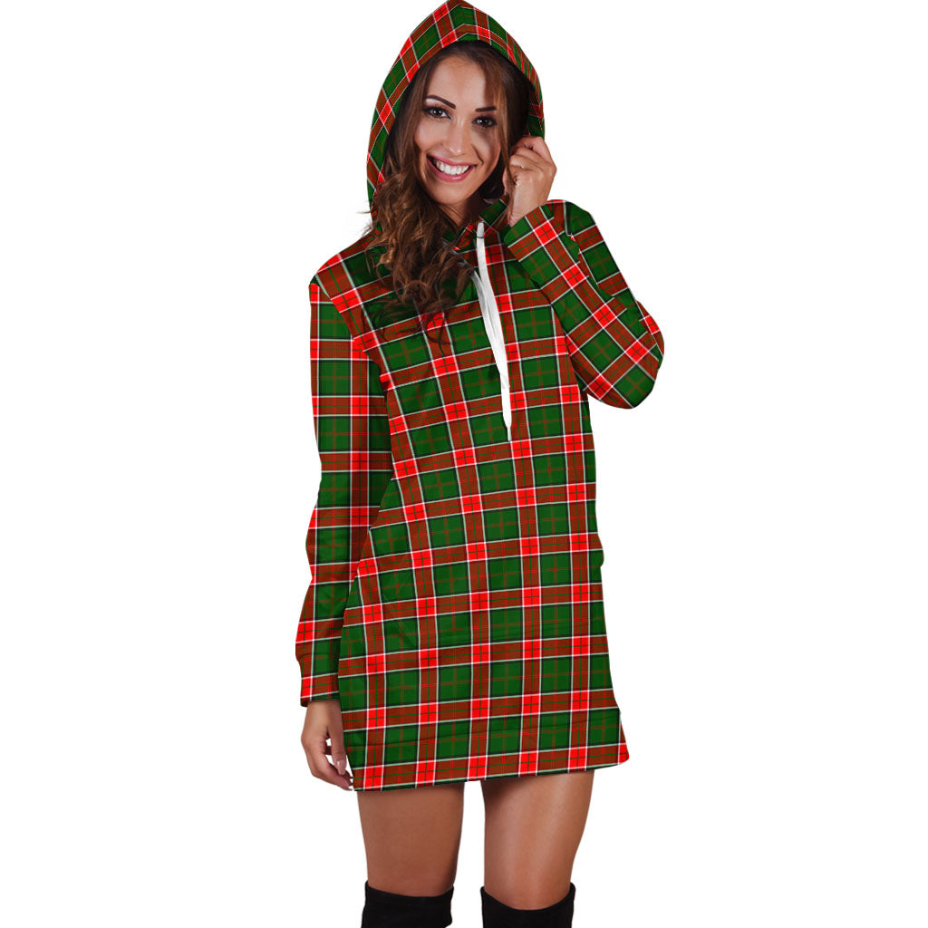 pollock-modern-tartan-hoodie-dress