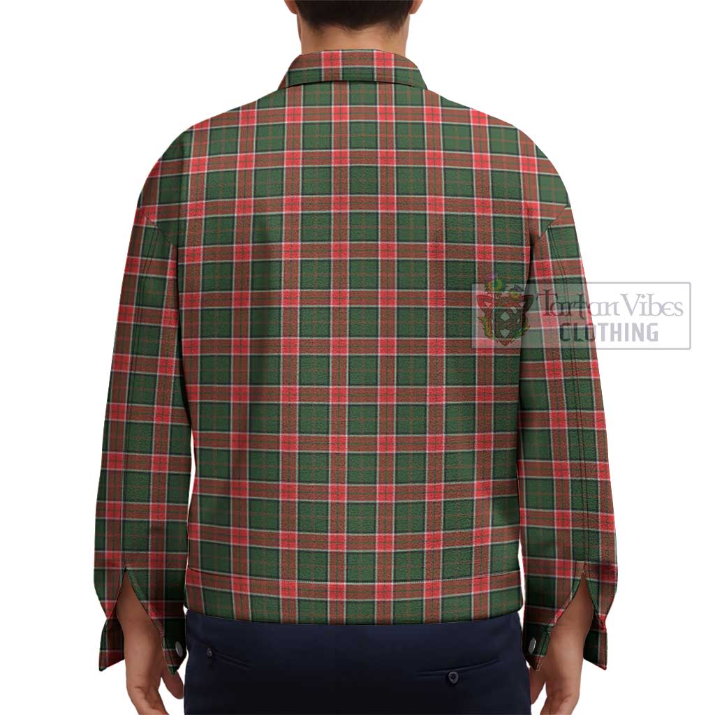 Tartan Vibes Clothing Pollock Modern Tartan Unisex Lapel Cotton Jacket