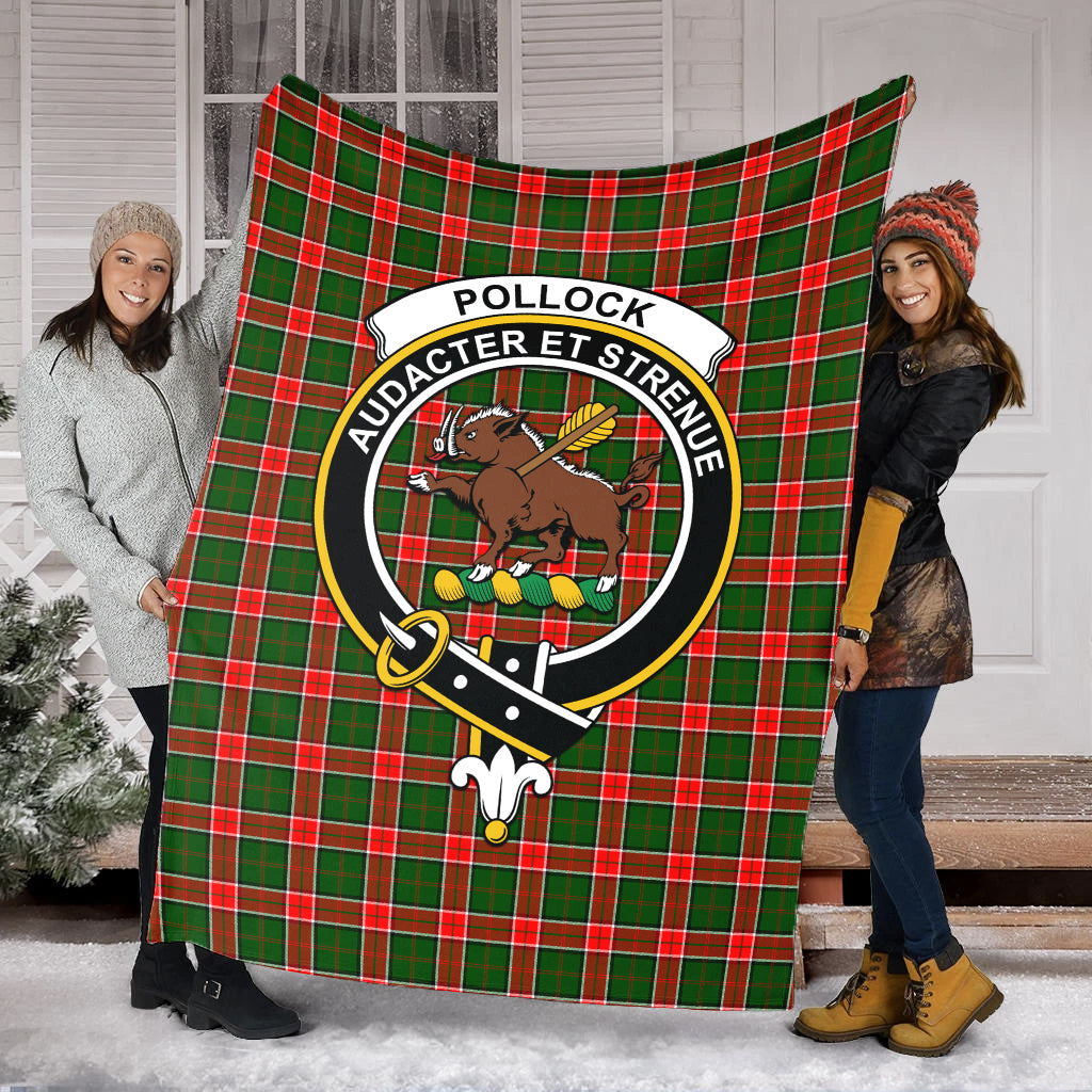 pollock-modern-tartab-blanket-with-family-crest