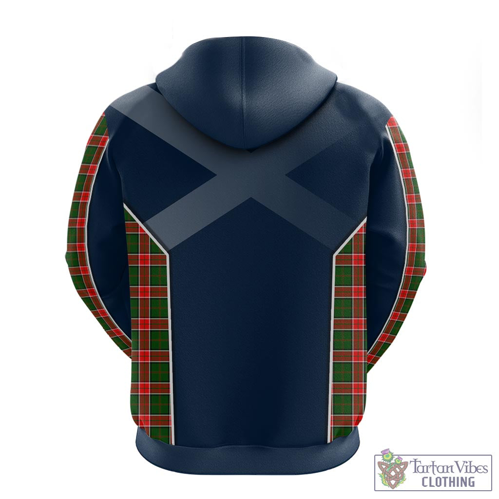 Tartan Vibes Clothing Pollock Modern Tartan Hoodie with Family Crest and Lion Rampant Vibes Sport Style