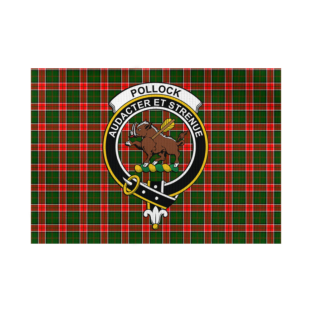 pollock-modern-tartan-flag-with-family-crest