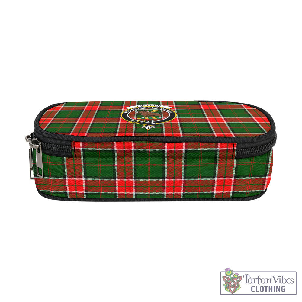 Tartan Vibes Clothing Pollock Modern Tartan Pen and Pencil Case with Family Crest