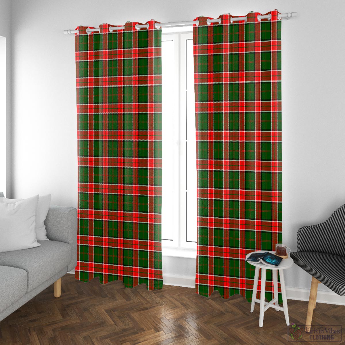 Pollock Tartan Window Curtain - Tartan Vibes Clothing