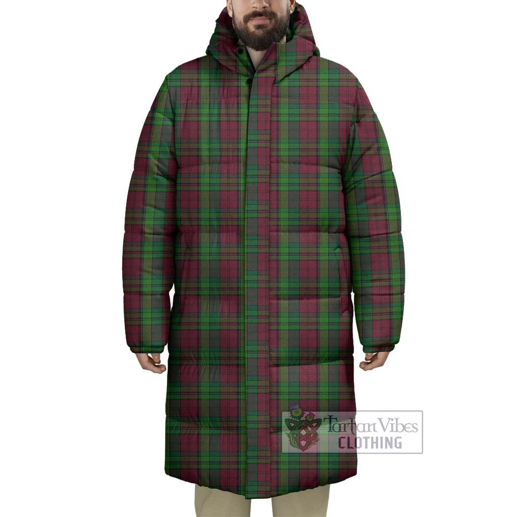 Tartan Vibes Clothing Pope of Wales Tartan Long Down Jacket