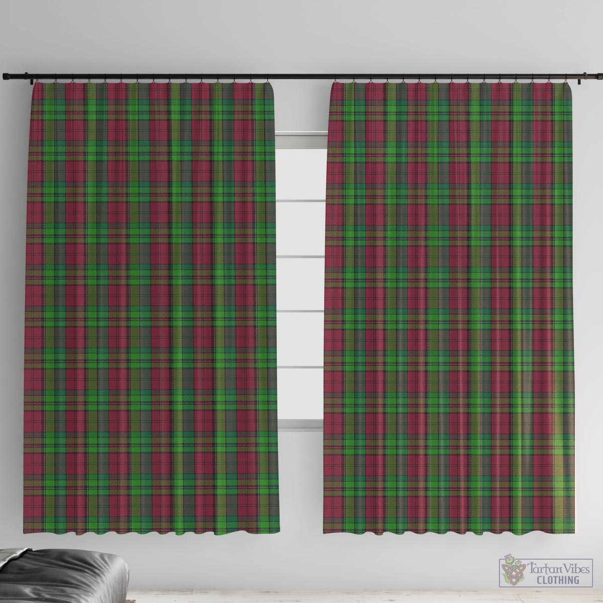 Pope of Wales Tartan Window Curtain