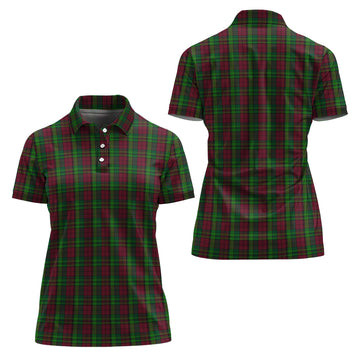 Pope of Wales Tartan Polo Shirt For Women