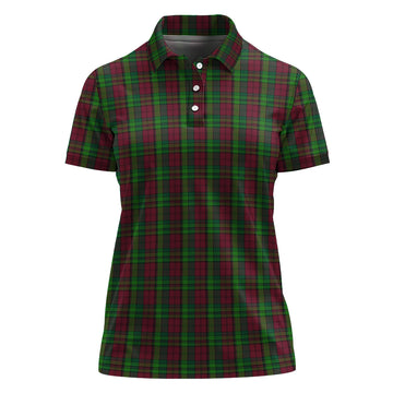 Pope of Wales Tartan Polo Shirt For Women