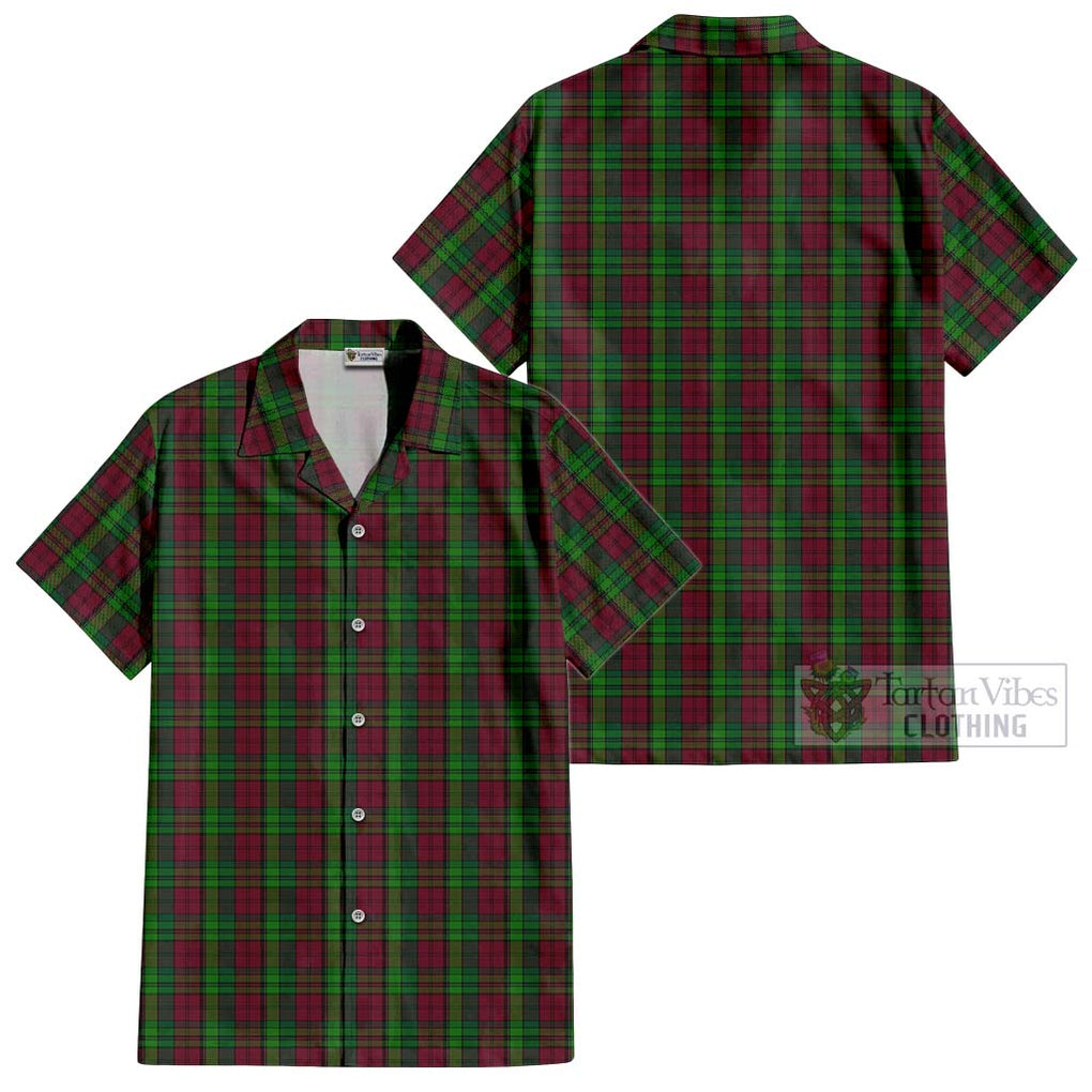 Pope of Wales Tartan Cotton Hawaiian Shirt Kid - Tartanvibesclothing Shop