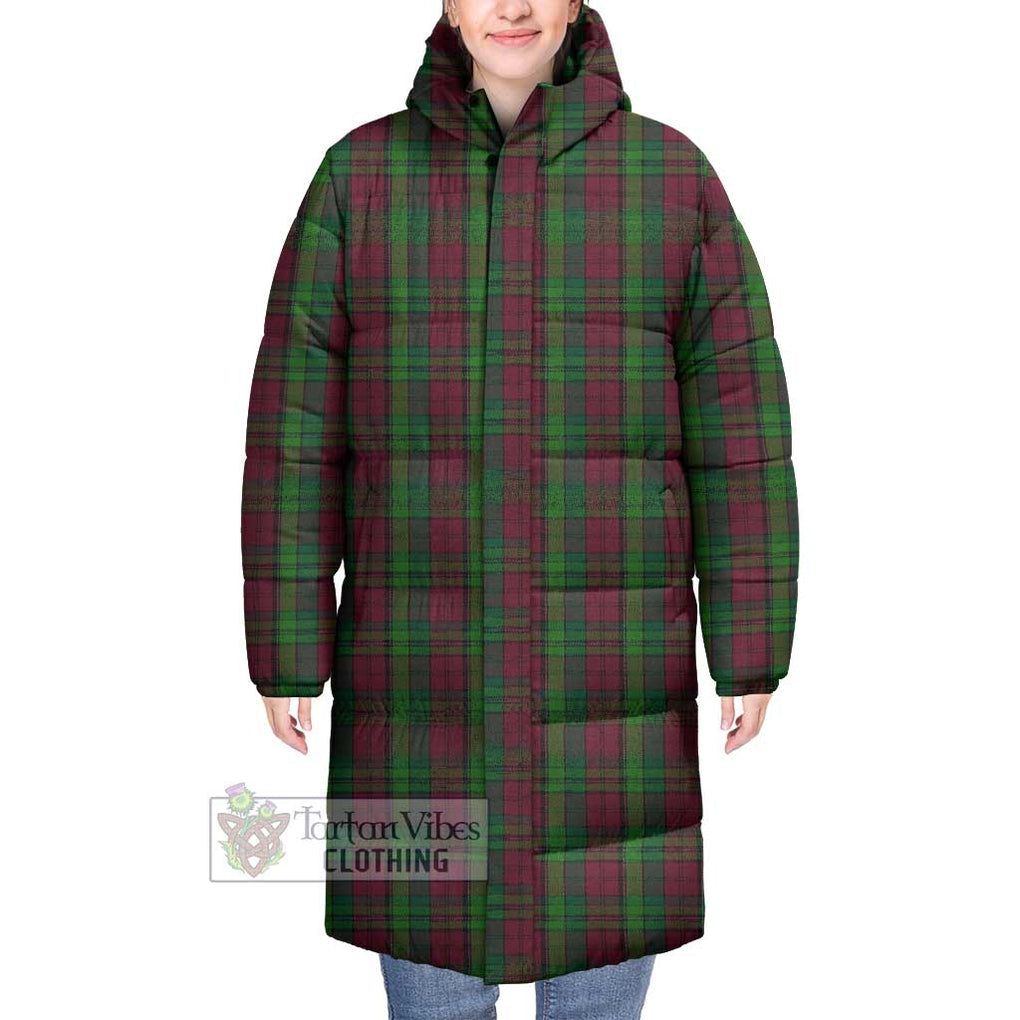 Tartan Vibes Clothing Pope of Wales Tartan Long Down Jacket