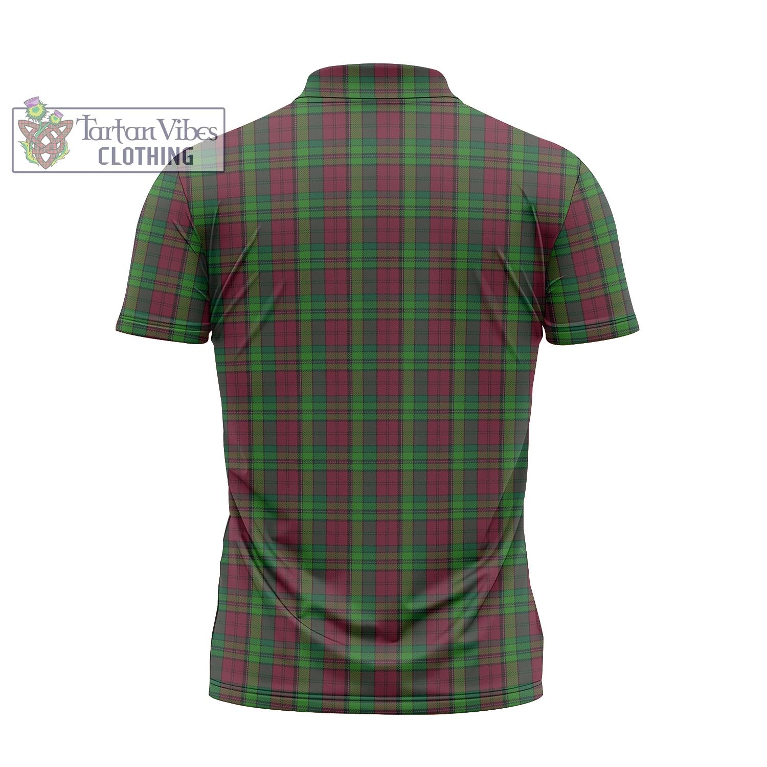 Tartan Vibes Clothing Pope of Wales Tartan Zipper Polo Shirt