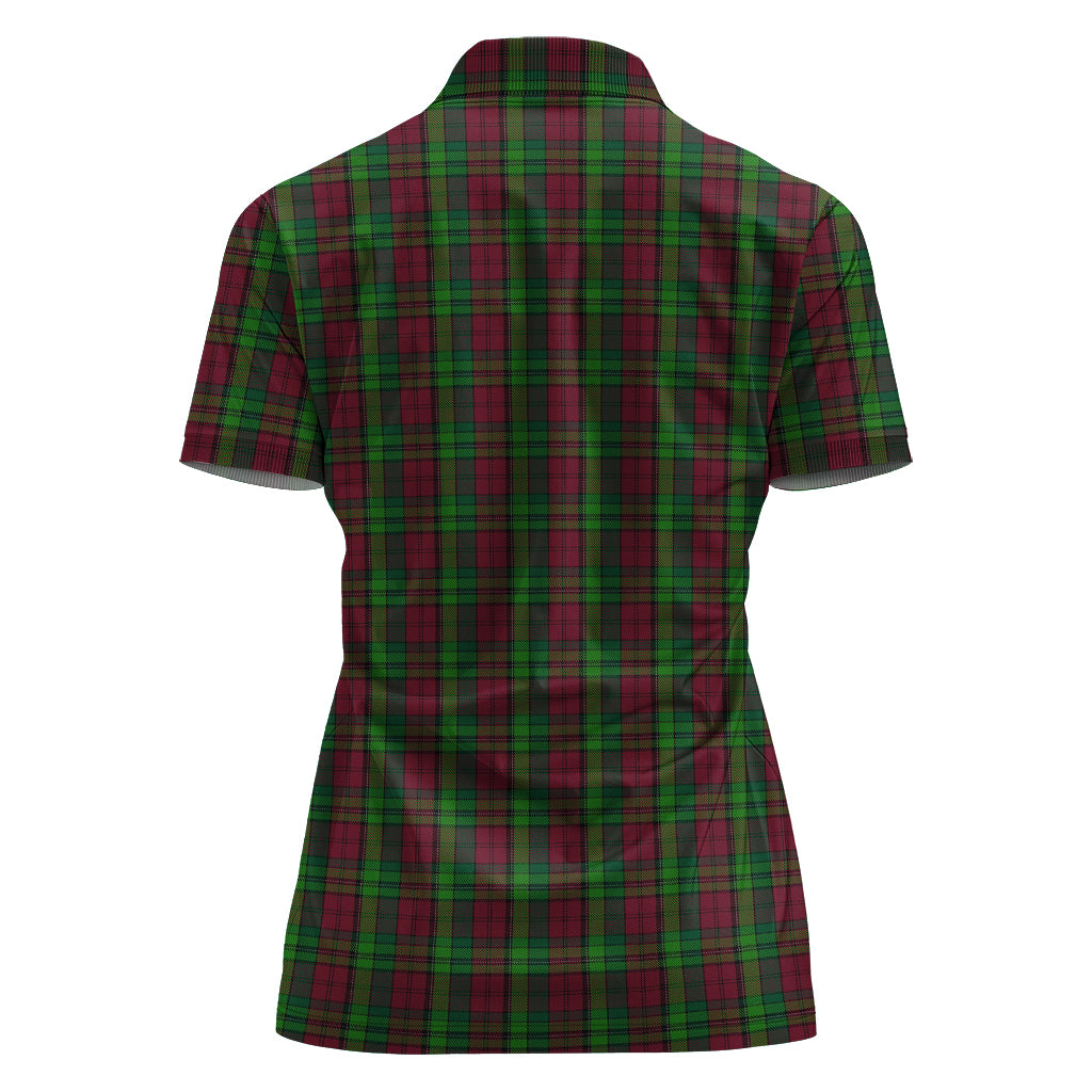 pope-of-wales-tartan-polo-shirt-for-women