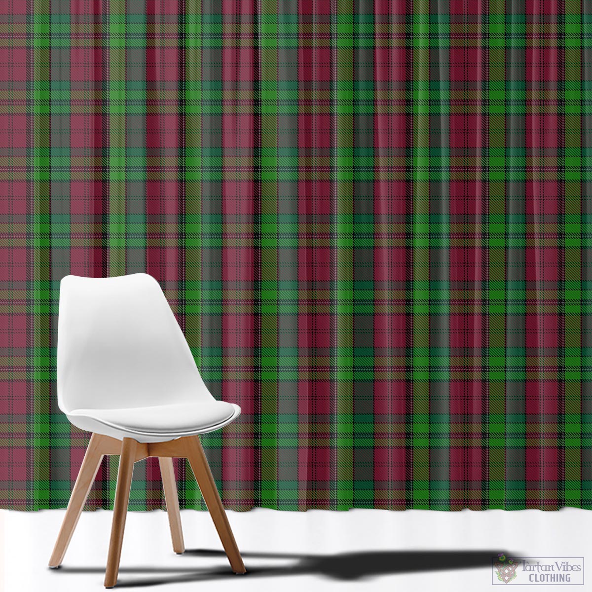 Pope of Wales Tartan Window Curtain