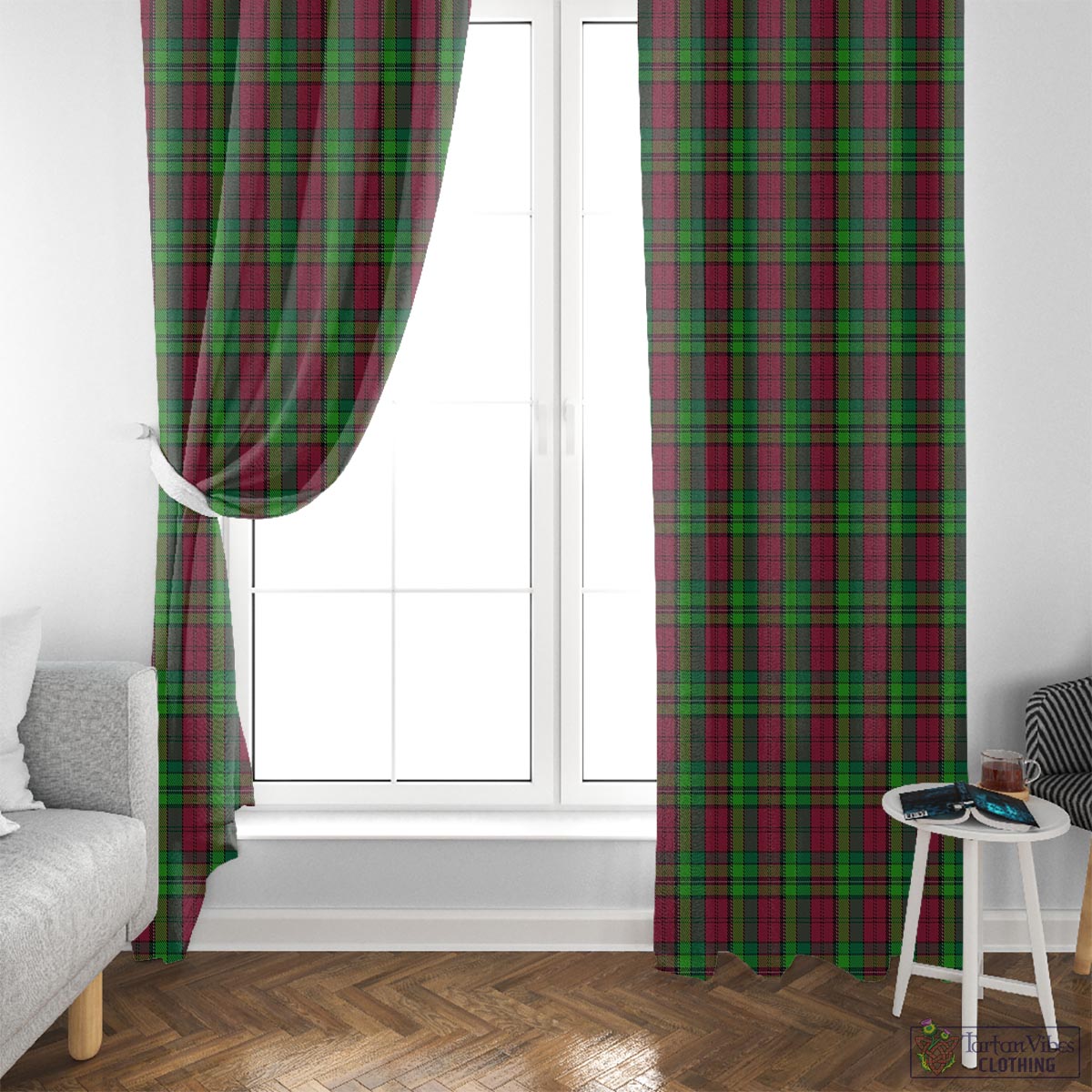 Pope of Wales Tartan Window Curtain