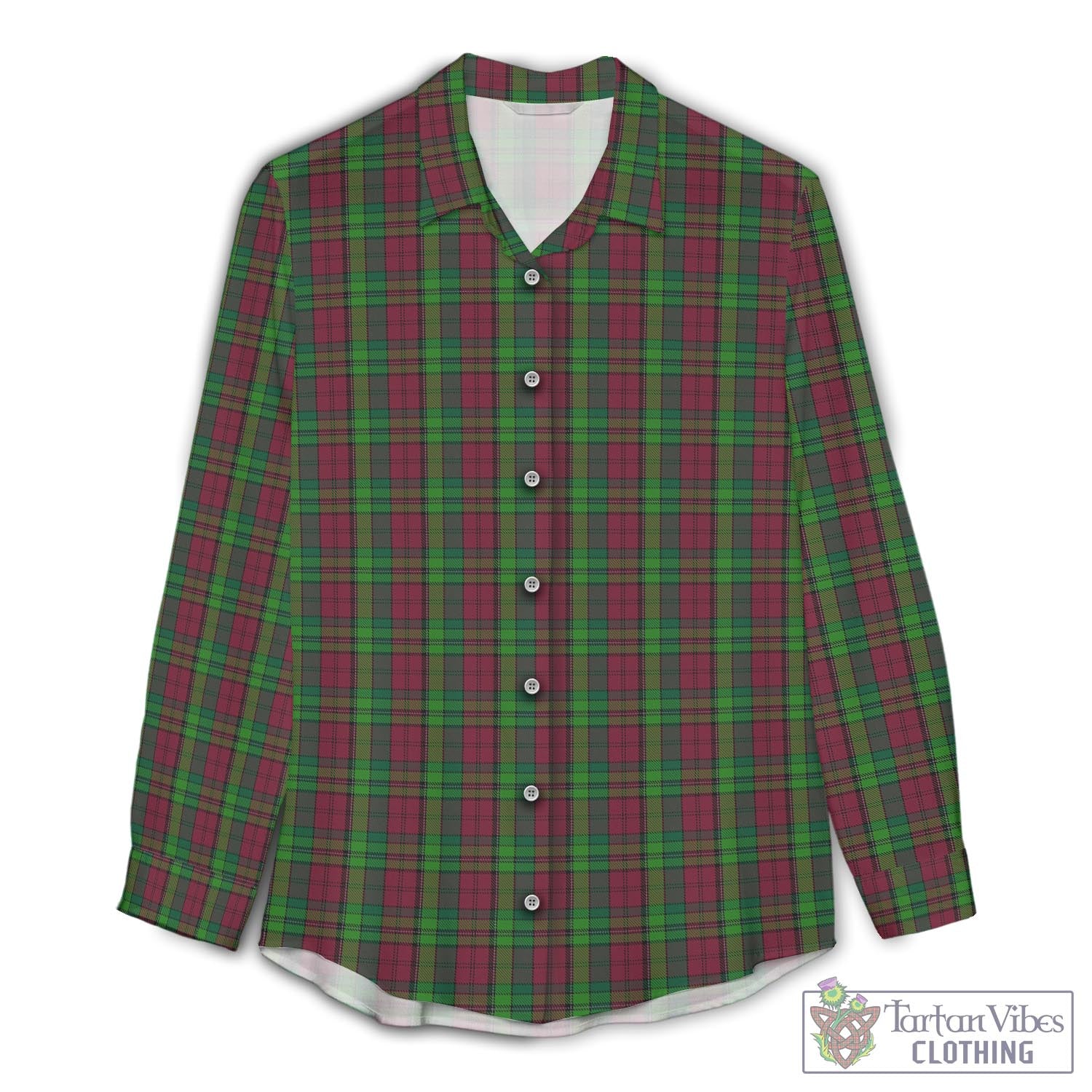 Pope of Wales Tartan Womens Casual Shirt