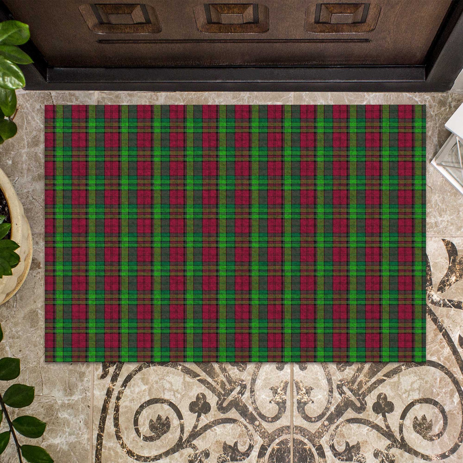 Pope of Wales Tartan Door Mat - Tartanvibesclothing