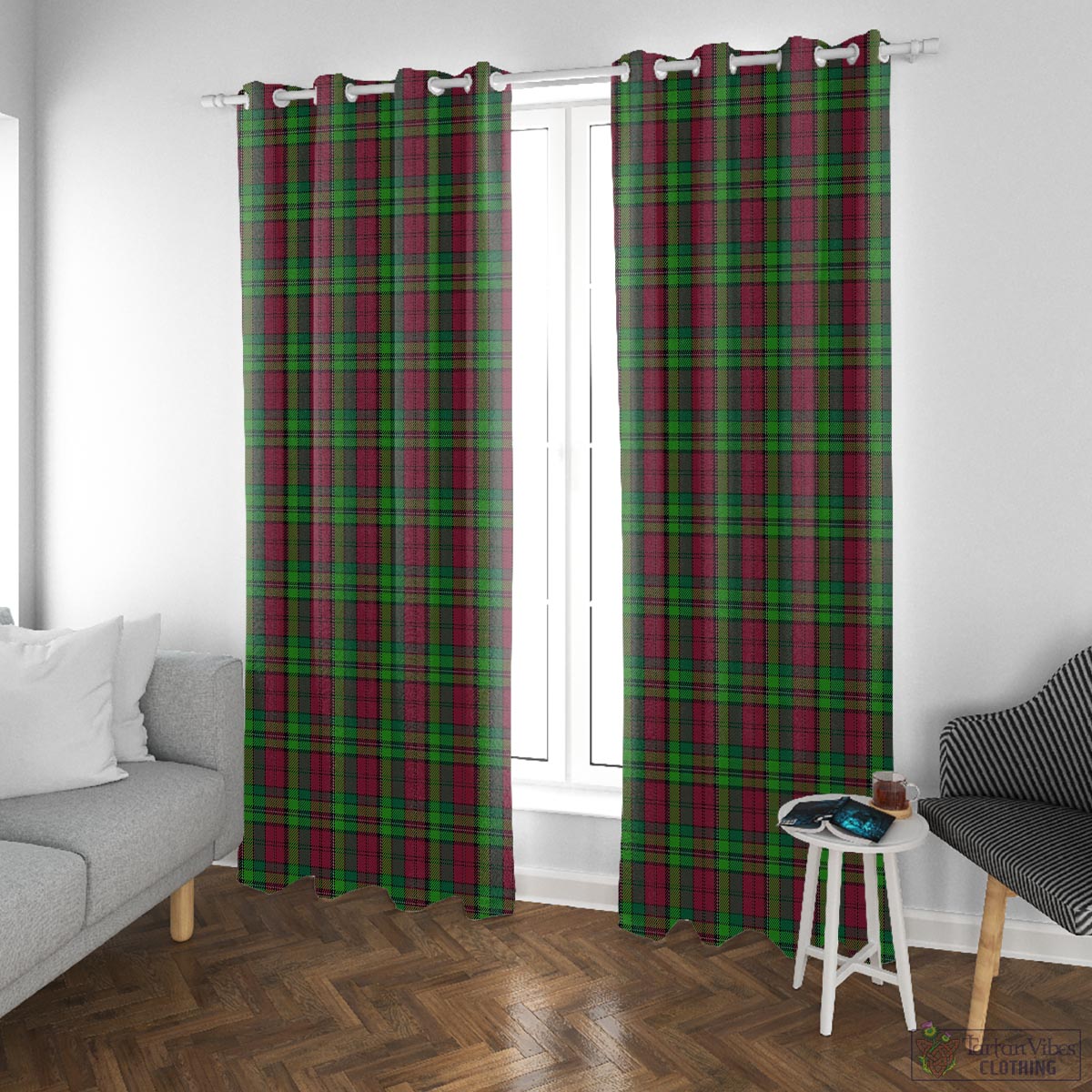 Pope of Wales Tartan Window Curtain