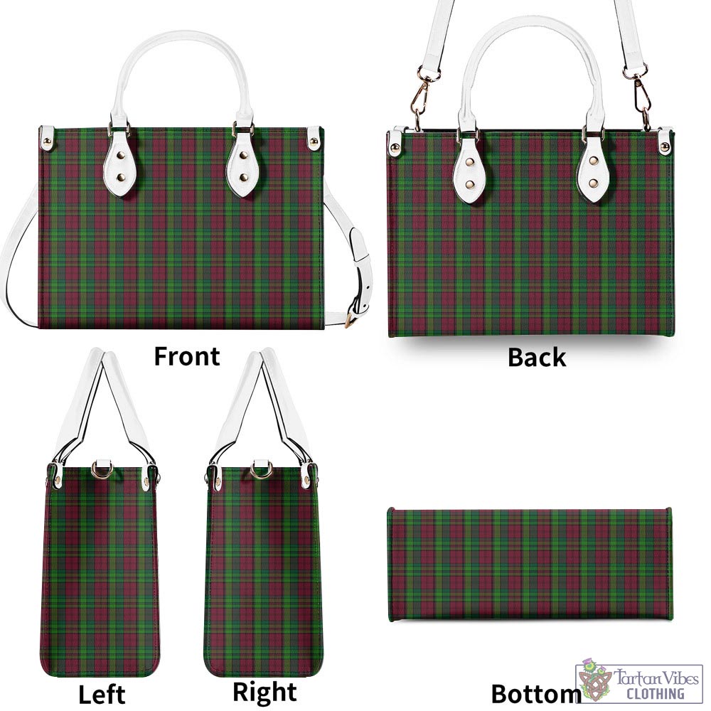 Tartan Vibes Clothing Pope of Wales Tartan Luxury Leather Handbags