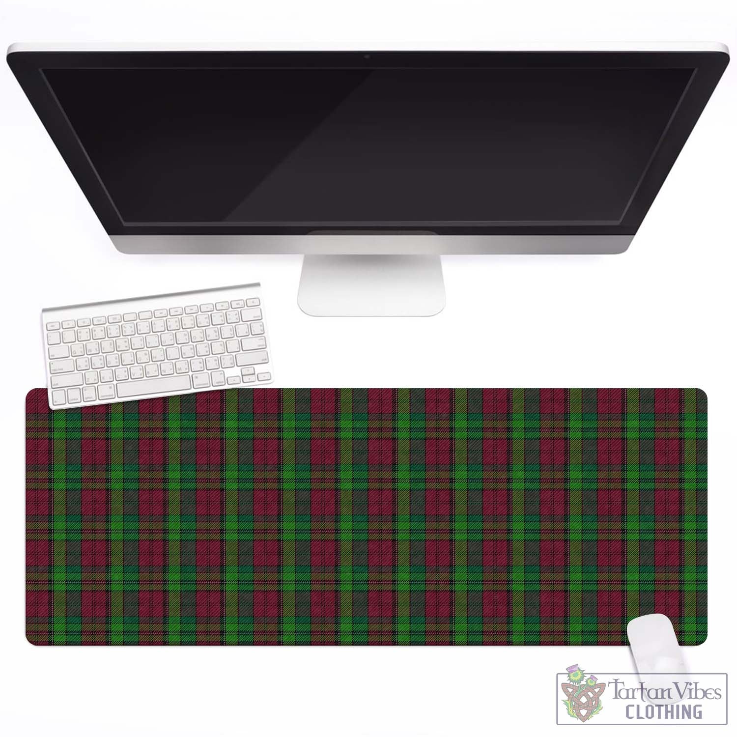 Tartan Vibes Clothing Pope of Wales Tartan Mouse Pad