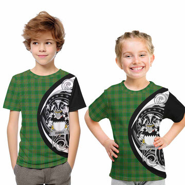 Power Irish Clan Kid T-Shirt Celtic Circle Style Youth XL Size14 - Tartan Vibes Clothing