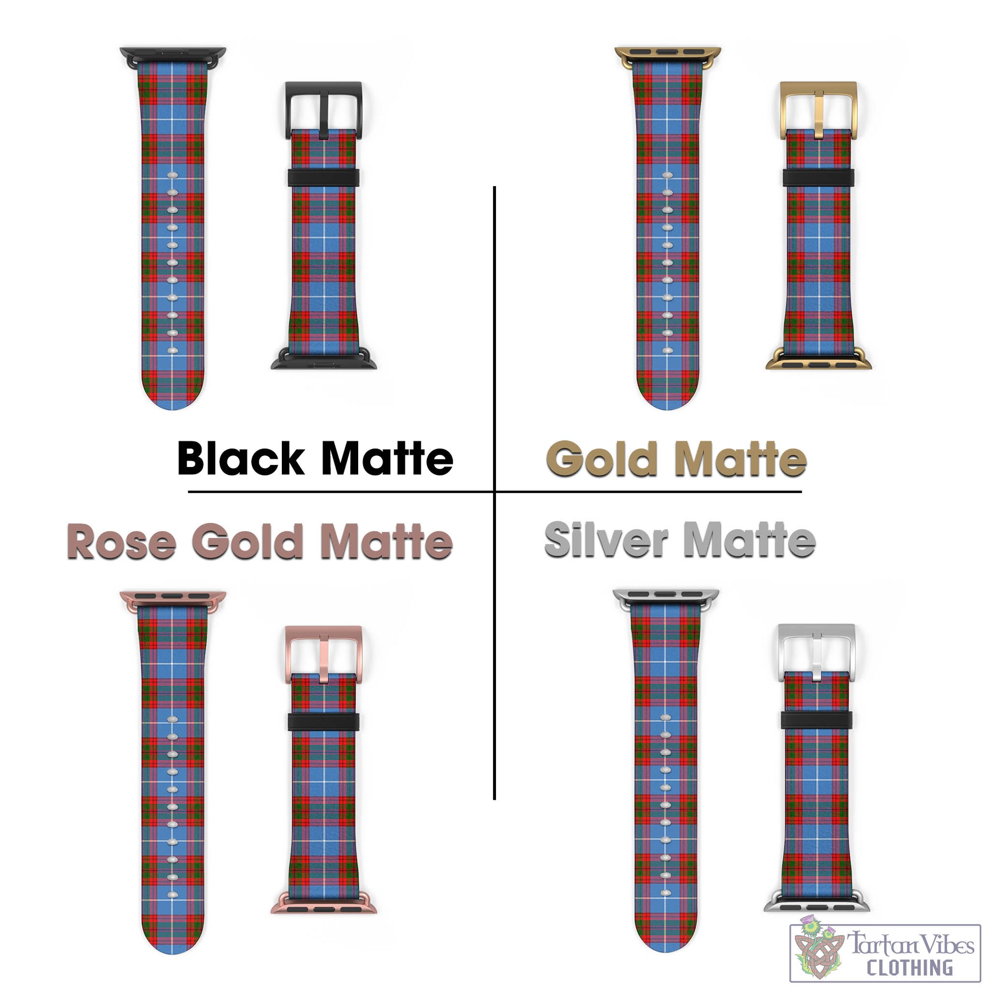 Tartan Vibes Clothing Preston Tartan Watch Band